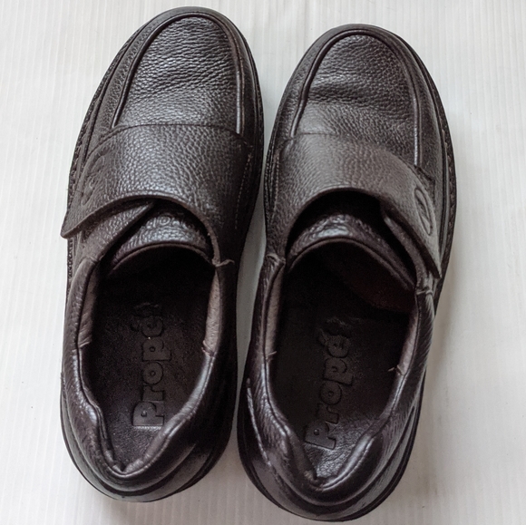 PROPET men's brown leather shoes - Picture 4 of 11